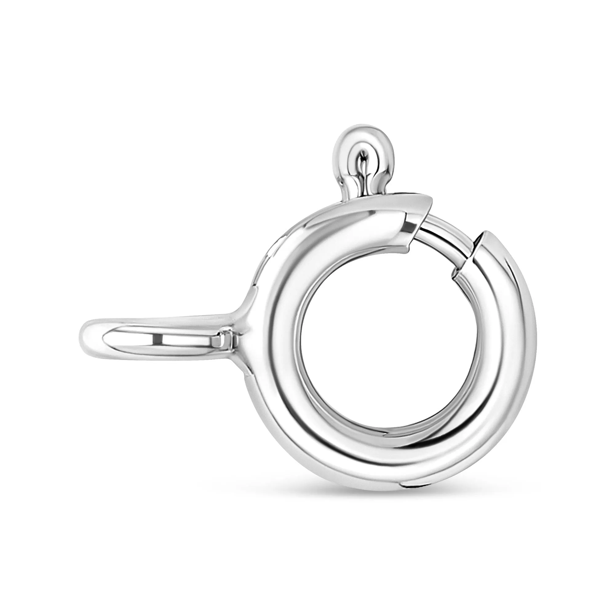 14K White Gold 1/5 Cttw 3-Prong Set Heart Shaped Solitaire Lab Grown Diamond 18" Pendant Necklace (F-G Color, VS2-SI1 Cl