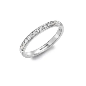 18k Exquisite 2.5mm Eternity Band Ring