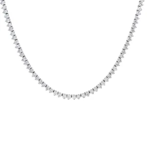 18k White Gold Diamond Choker