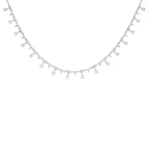 2.12ct 14k White Gold Diamond Necklace