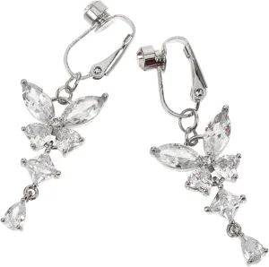 2pcs Women Belly Ring Butterfly Shape Belly Jewelry Button Piercing Dangle Navel Clip Pendant