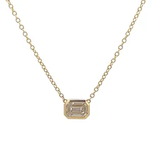 .44ct 14k Yellow Gold Diamond Pendant