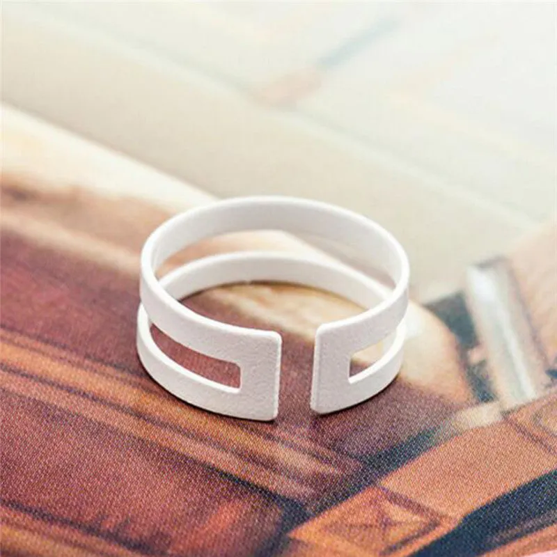 4PCS set of Mid knuckle Vintage Punk Carved Lucky Rings for Women