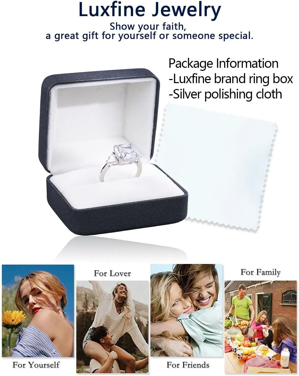 5 CT Diamond Rings for Women, Engagement Rings,Princess Cut Ring 925 Sterling Silver Simulated Diamond Jewelry(ClearYellowPink) with Gift Box