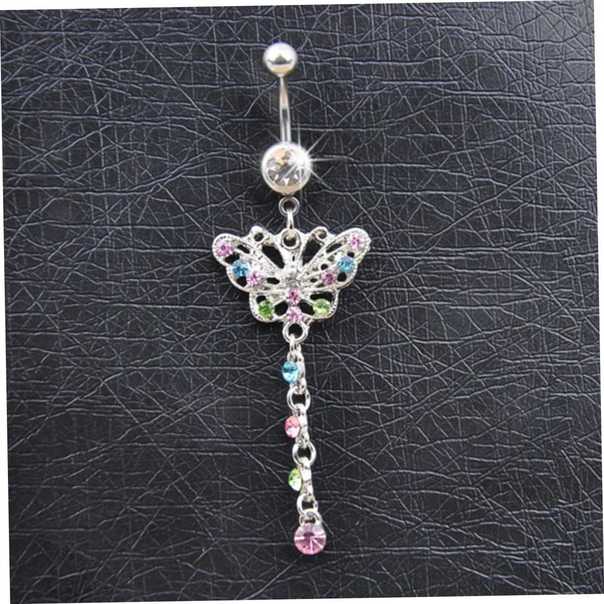 6 Pcs Jewelry Body Jewlery Belly Button Rings? Belly Ring Dangle Belly Button Rings Navel Ring Fashion