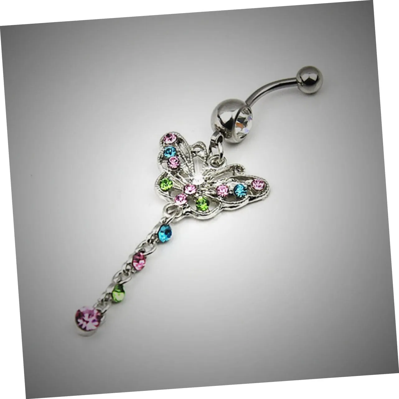 6 Pcs Jewelry Body Jewlery Belly Button Rings? Belly Ring Dangle Belly Button Rings Navel Ring Fashion