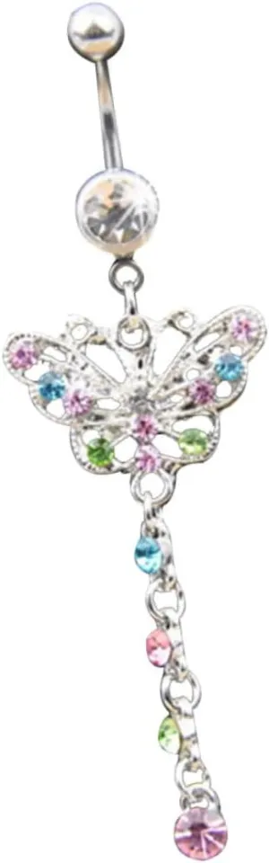 6 Pcs Jewelry Body Jewlery Belly Button Rings? Belly Ring Dangle Belly Button Rings Navel Ring Fashion