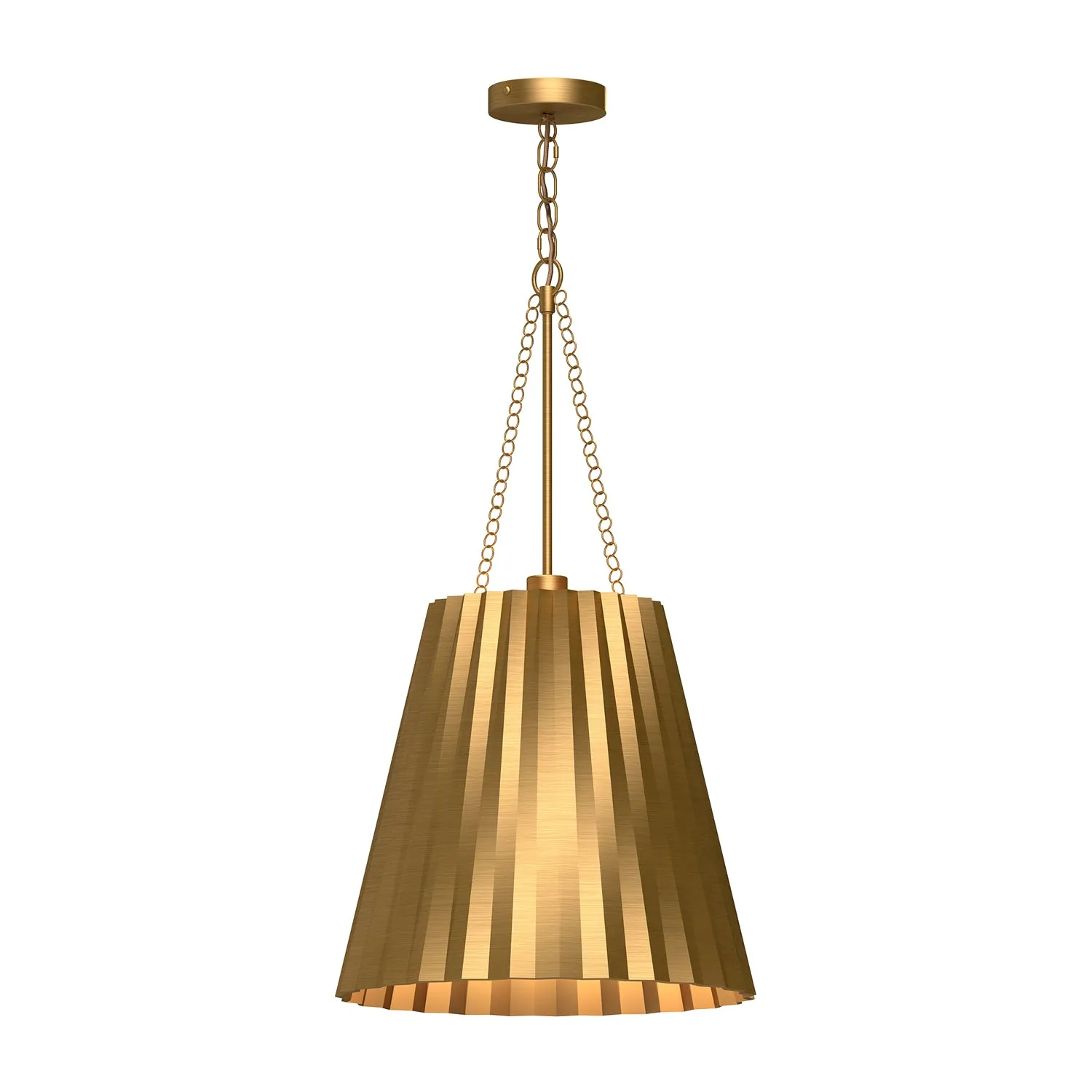 Alora Mood Plisse 16 Inch Pendant