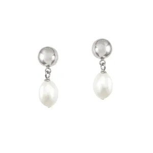 Alouet Pearl Studs - Silver