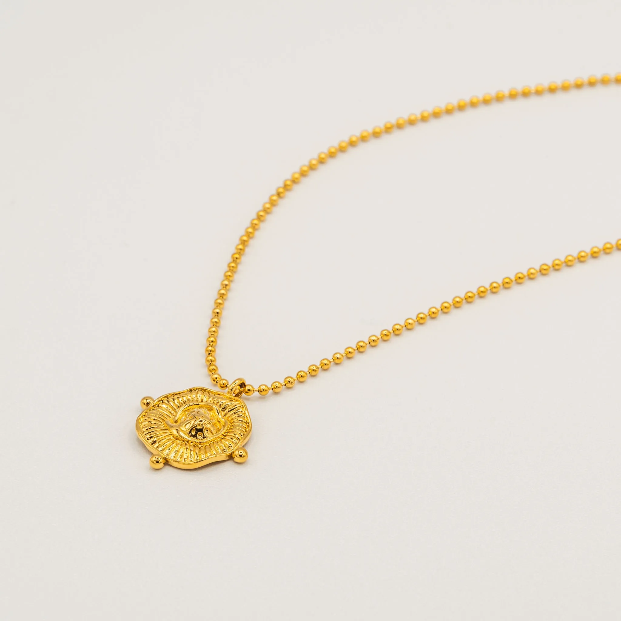 Baroque Medallion Necklace