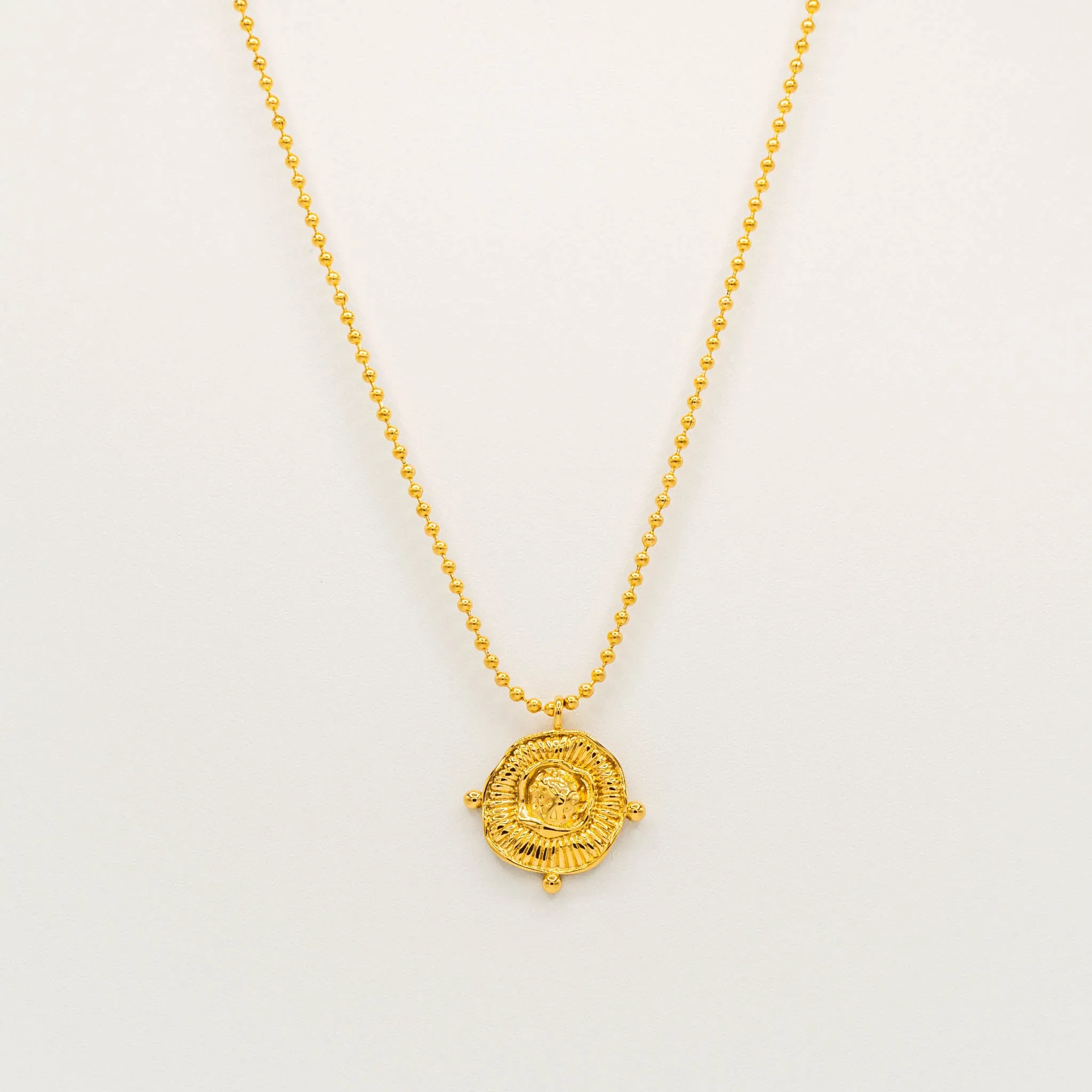 Baroque Medallion Necklace