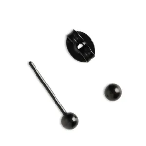 Black Titanium Stud Earrings