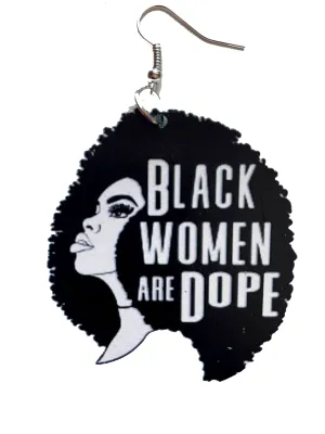 Black women are dope | Natural Hair Jewelry | Afrocentric Accessories