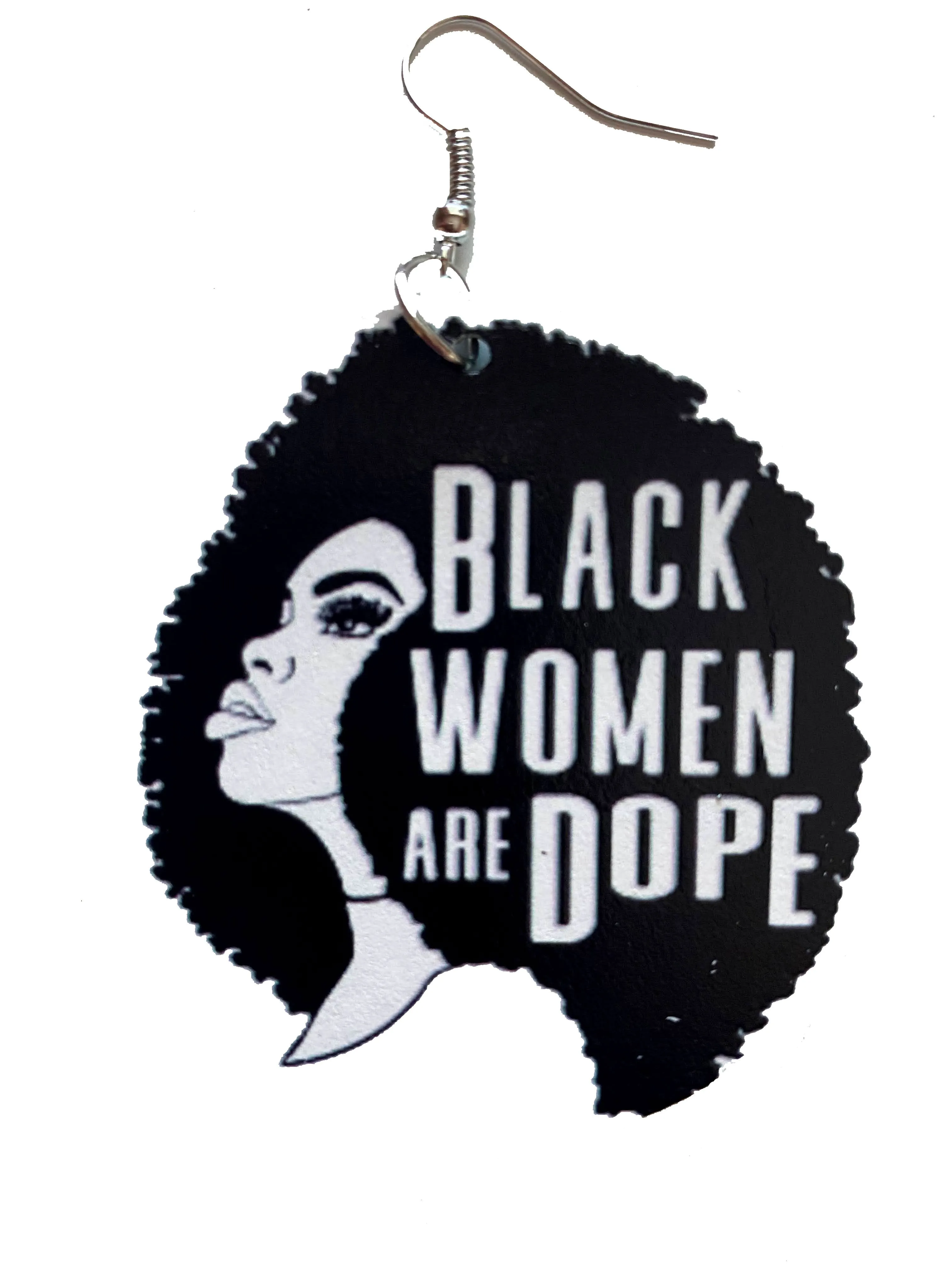Black women are dope | Natural Hair Jewelry | Afrocentric Accessories