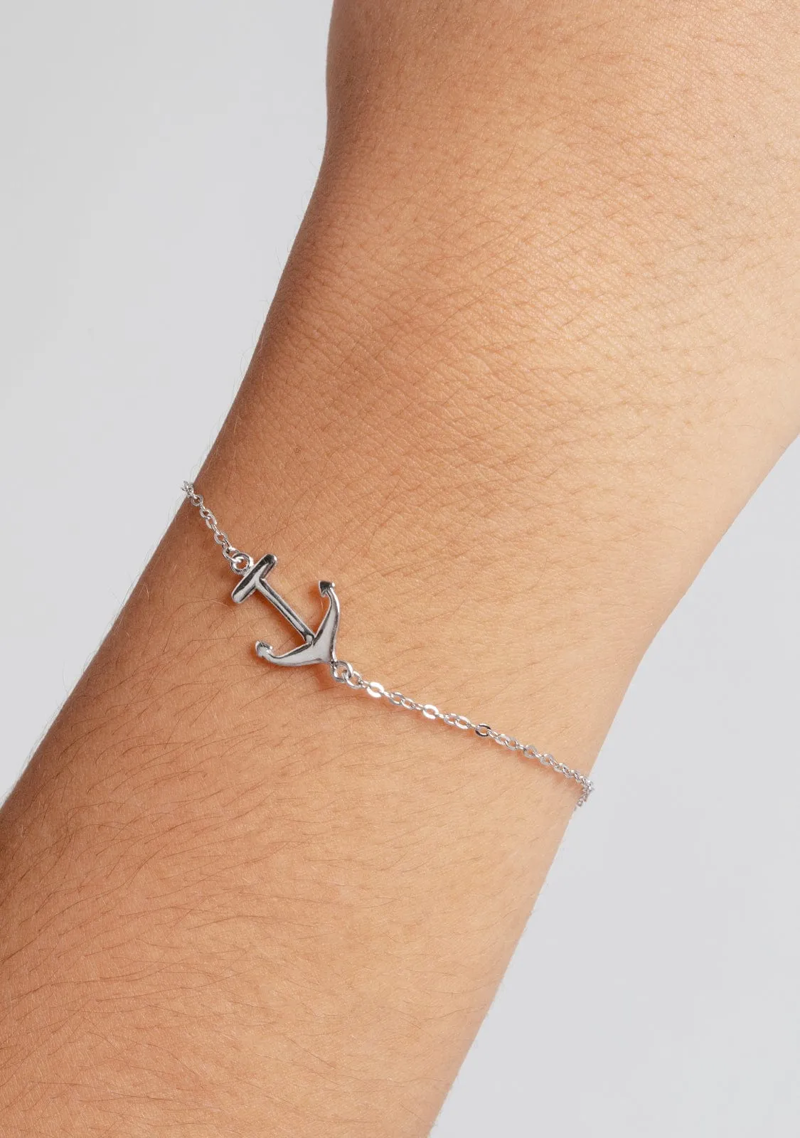 Bracelet Anchor Silver