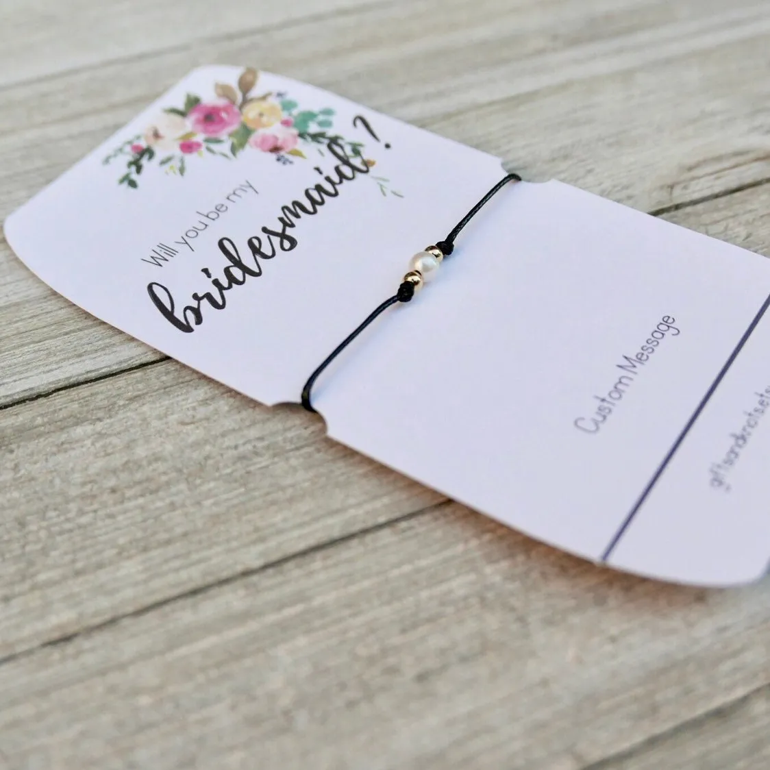 Bridesmaid Bracelets, Custom Message Bracelets, Will You Be My Bridesmaid, Proposal Bridesmaid, Thank You Gift