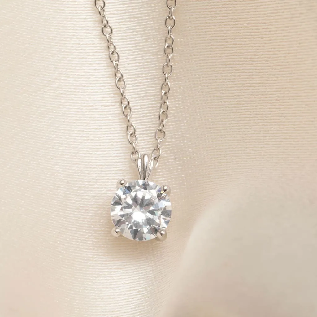 Brilliant Necklace| 9ct White Gold