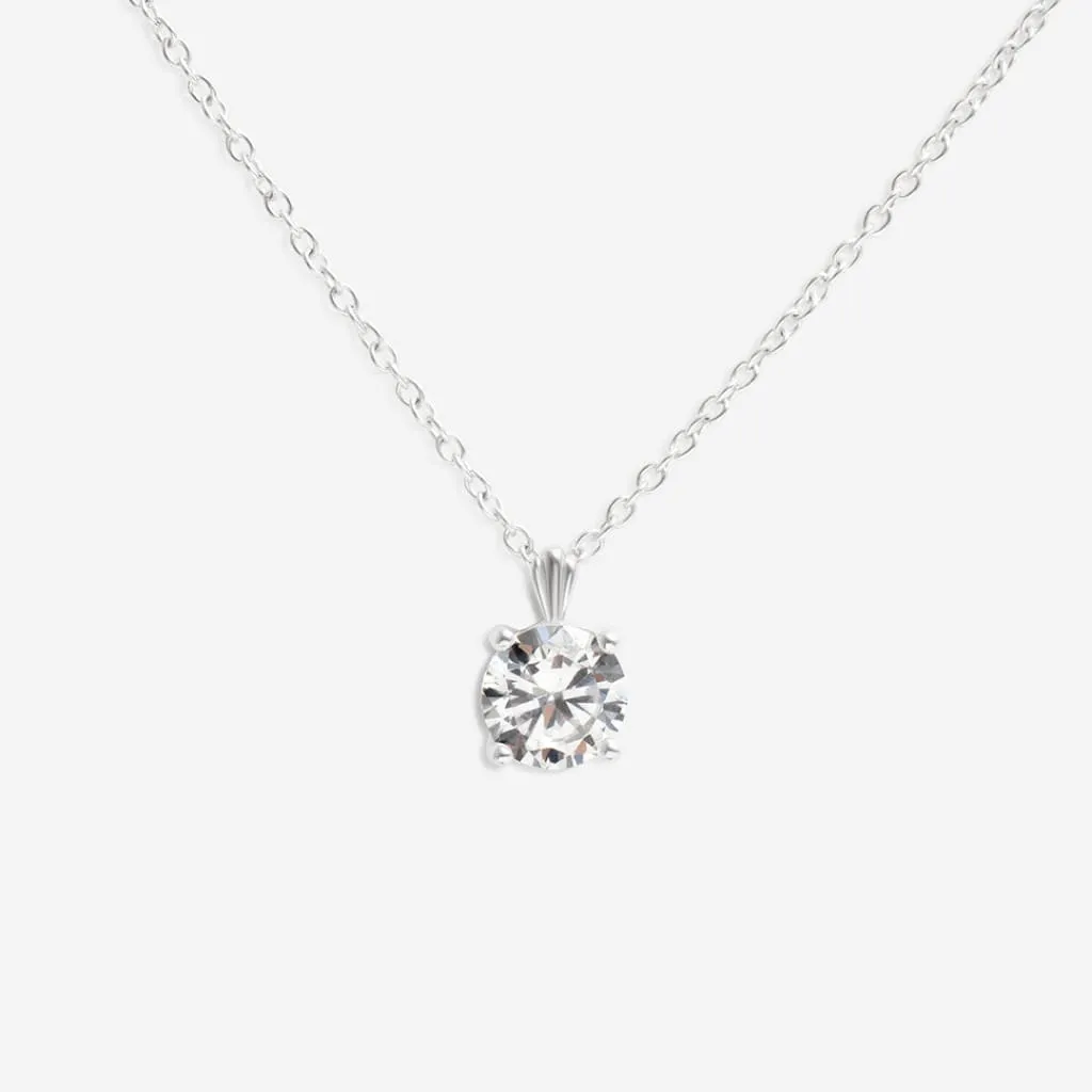 Brilliant Necklace| 9ct White Gold