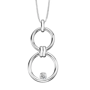 Canadian Diamond Hoop Pendant