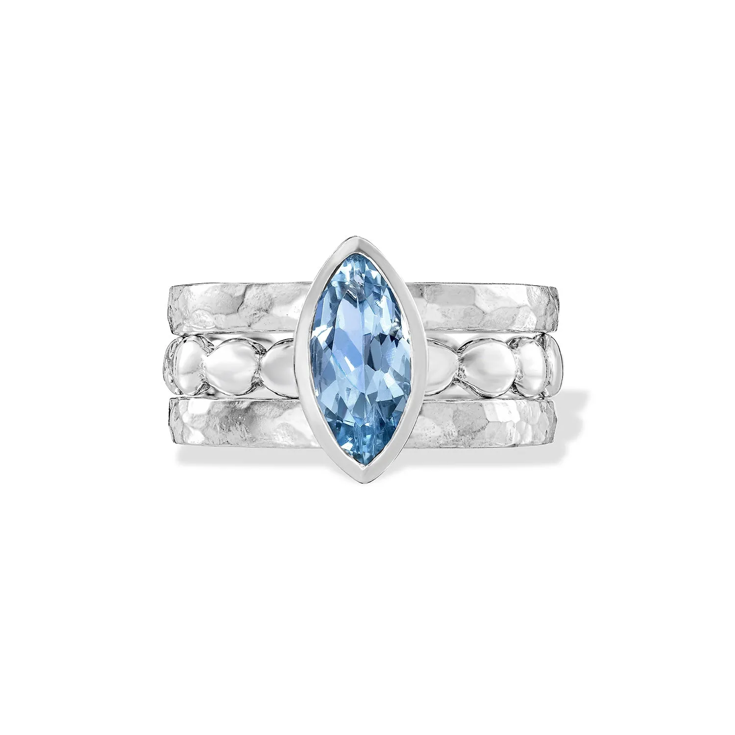 Capri Twinkle Stacking Rings