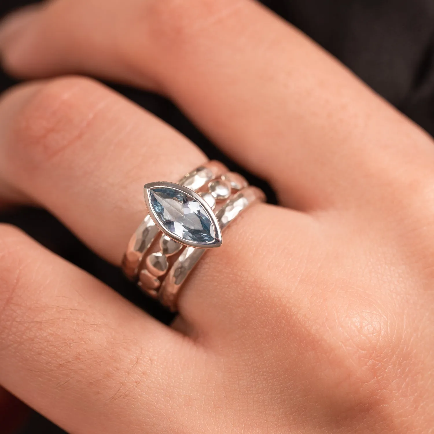 Capri Twinkle Stacking Rings