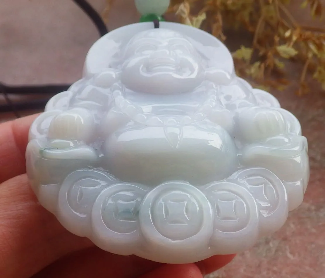 Certified Black Green Burma 100% Natural A Jade jadeite Pendant Lion motorcycle ????