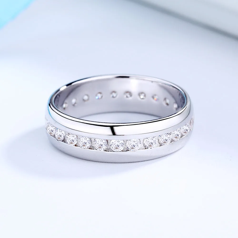 Channel Band with crystals from Swarovski
