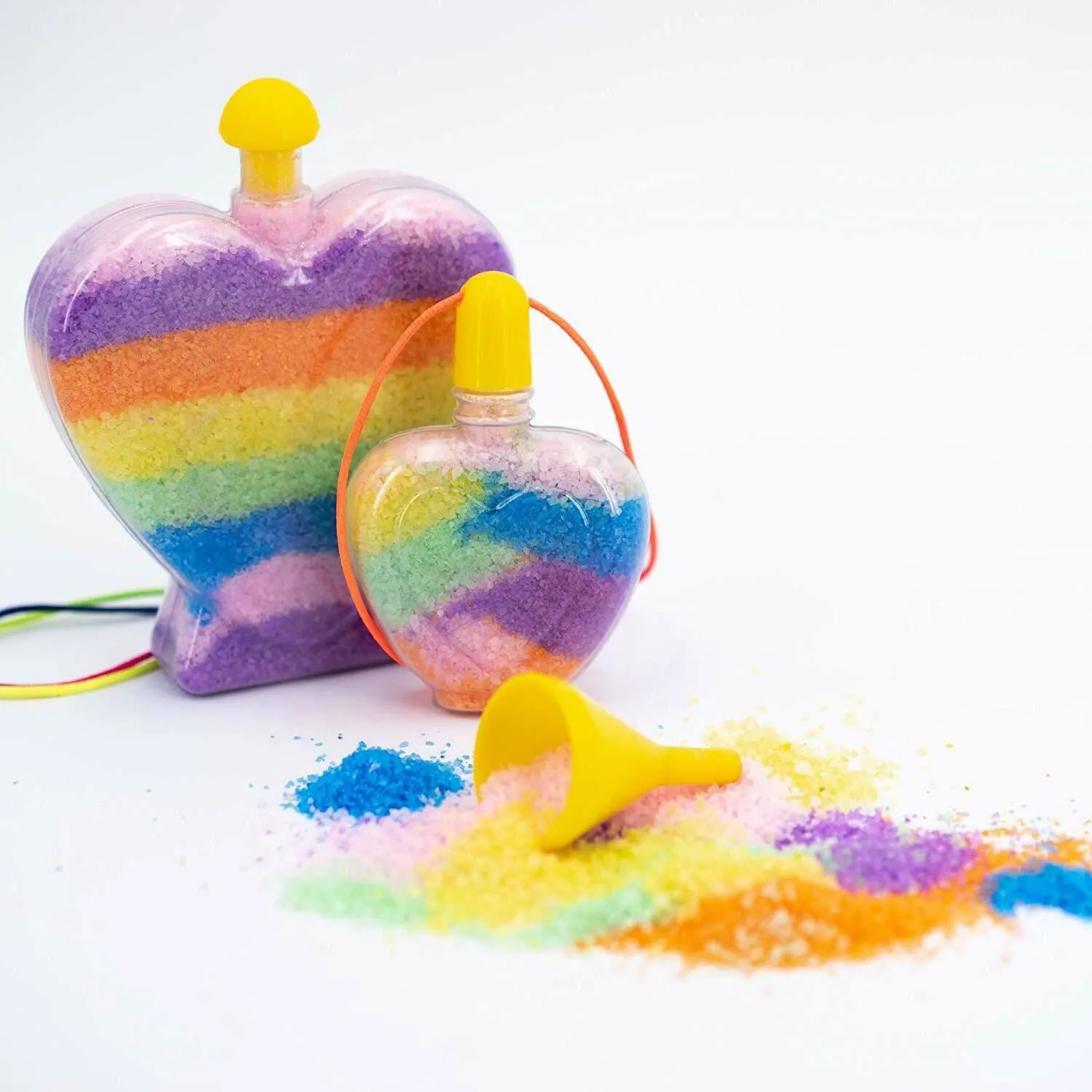 Childrens Glow in the Dark Bottle Sand Activity Kit