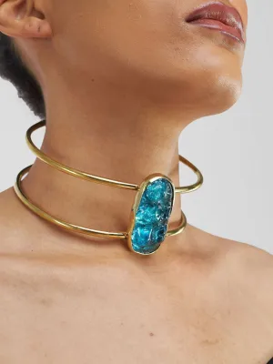 Choker Necklace - Blue