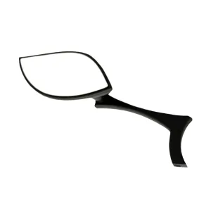 Cipa USA 01922 Motorcycle Stylized Teardrop Mirror Kit; Black [Left And Right Side];