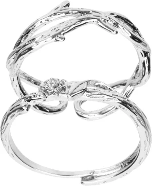 CLISPEED 2pcs Romantic Couple Rose Promise for Valentine's Day Unique Design for Him Her Comfortable Fit for Couples Wedding Engagement Jewelry