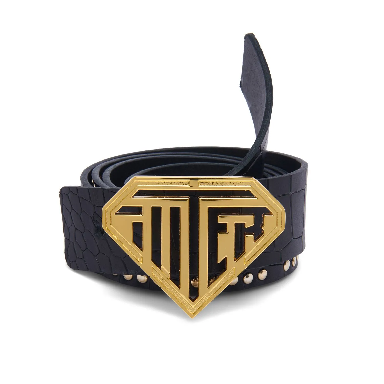 CLUB DOGO LEATHER BELT BLACK