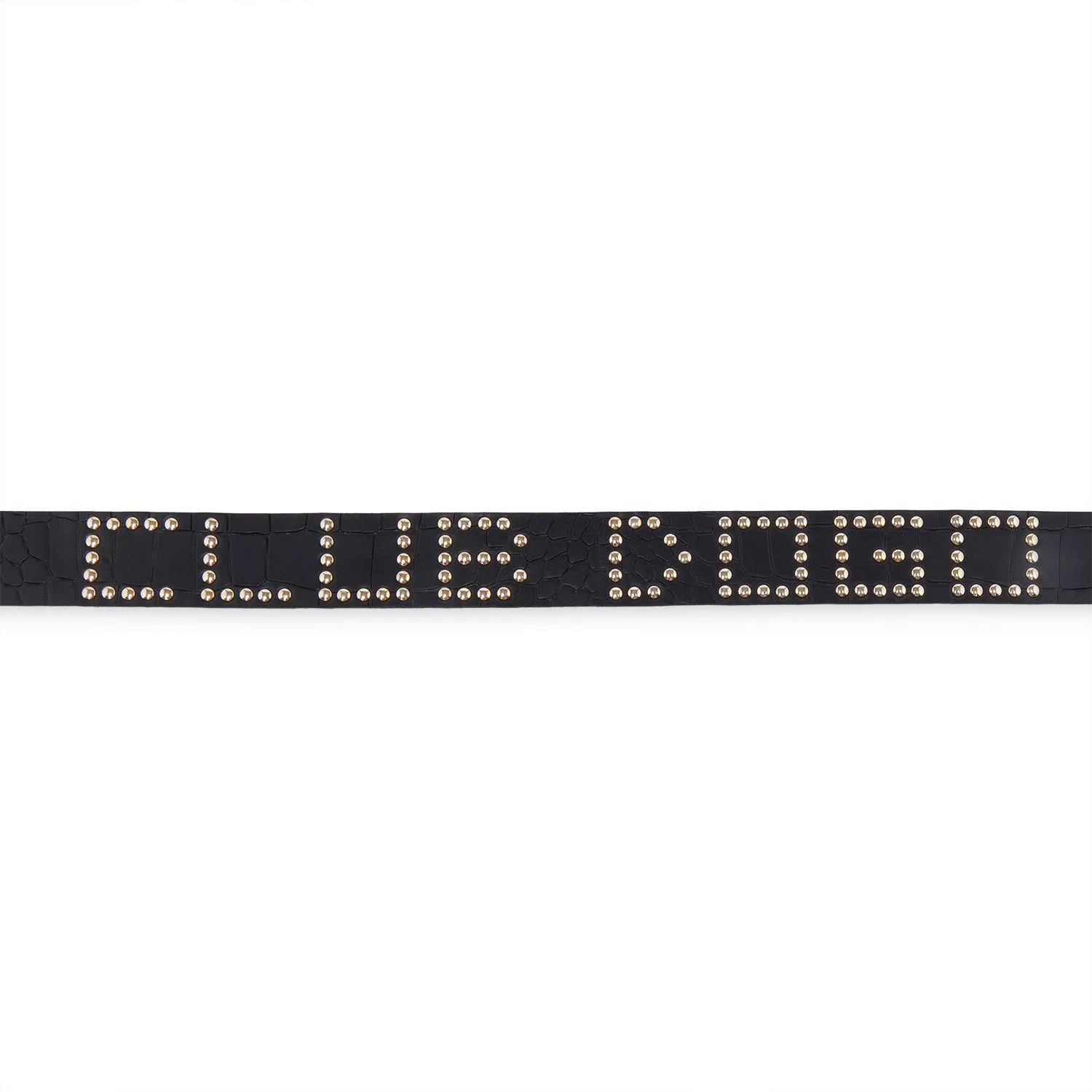 CLUB DOGO LEATHER BELT BLACK