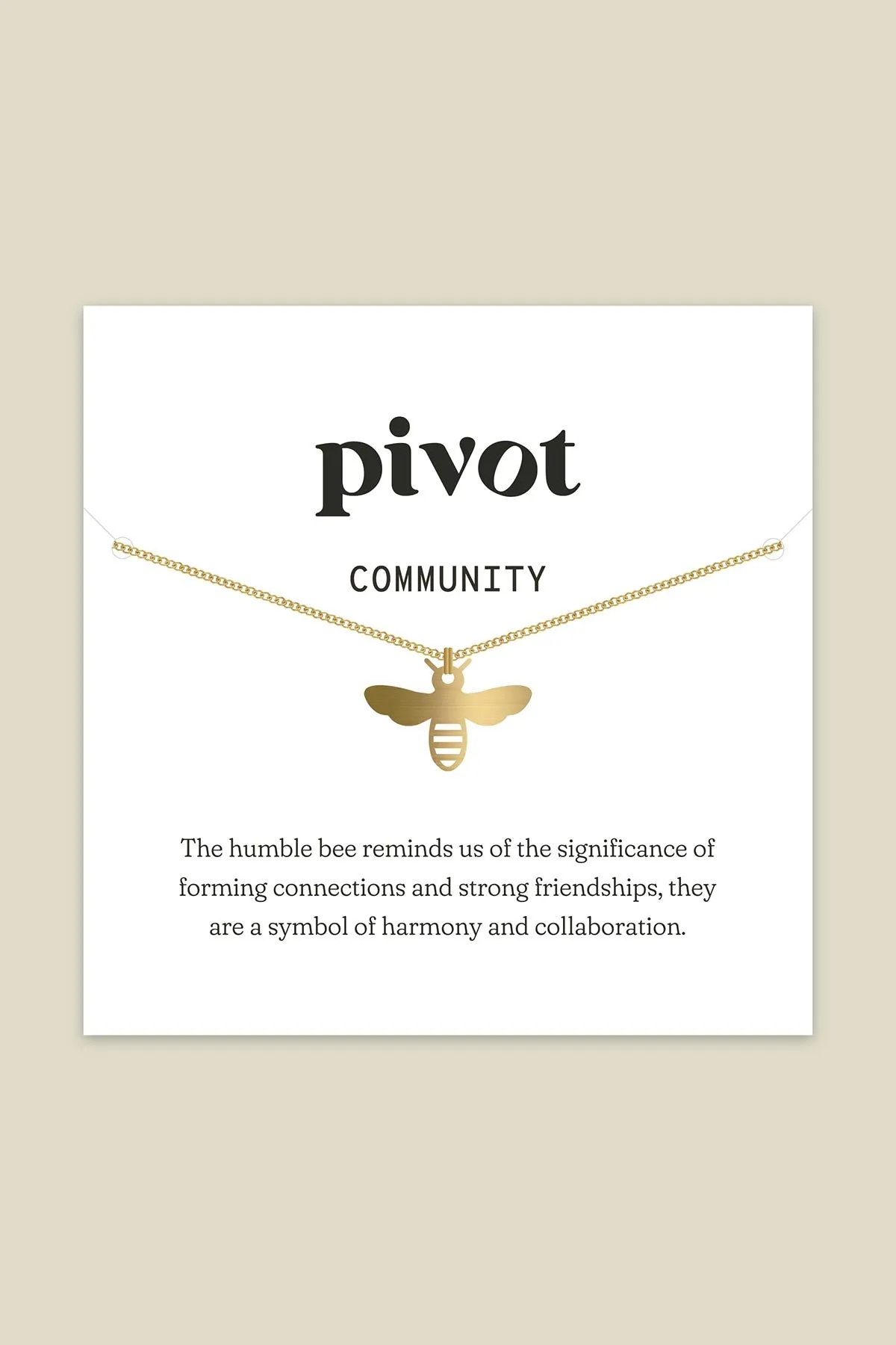Community Pendant Necklace