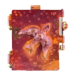 Copper Dove Locket - Pendant for Necklace