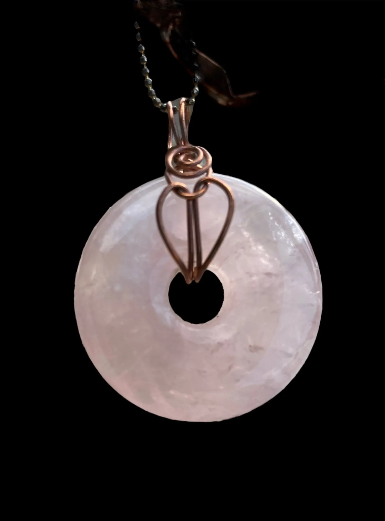 Copper Wire Wrapped Gemstone Pendants