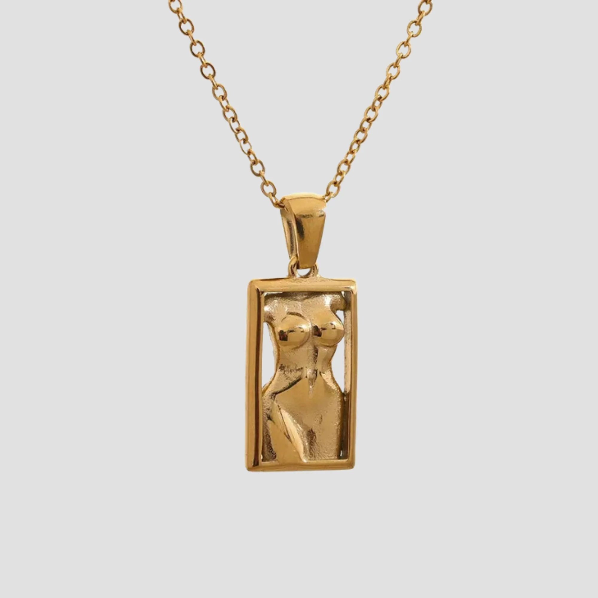 Cuerpo 18k Gold Pendant Necklace