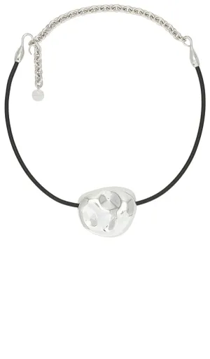 Cult Gaia Cleo Choker in Metallic Silver