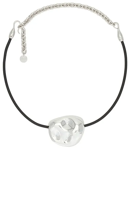 Cult Gaia Cleo Choker in Metallic Silver