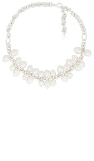 Cult Gaia Dolly Necklace in White