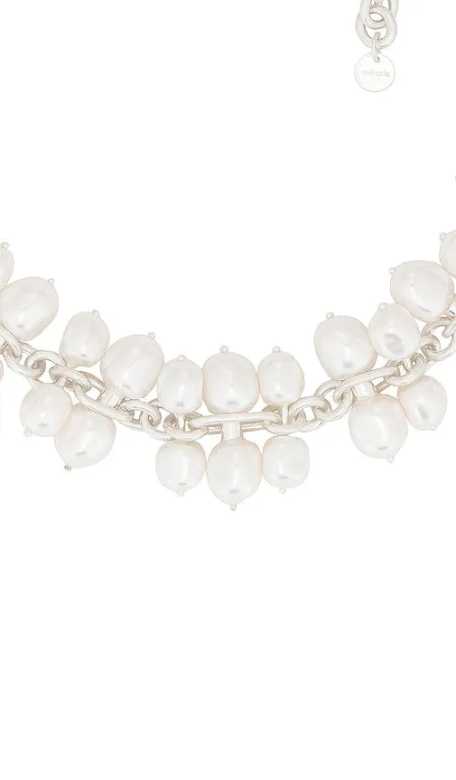 Cult Gaia Dolly Necklace in White