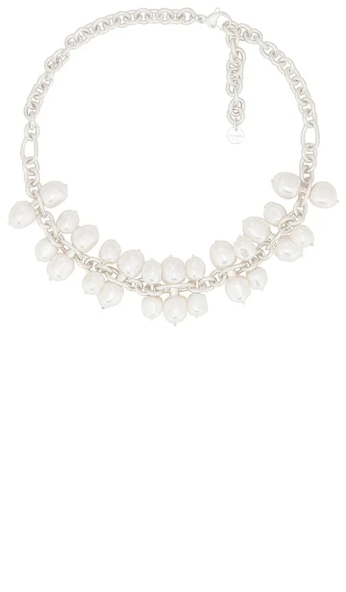 Cult Gaia Dolly Necklace in White