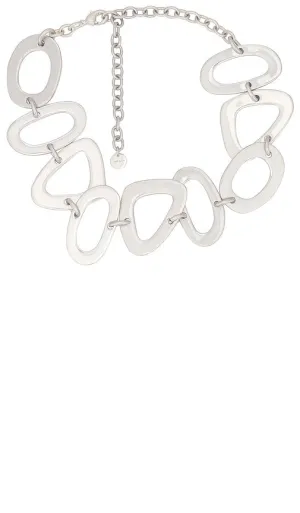 Cult Gaia Paloma Choker in Metallic Silver