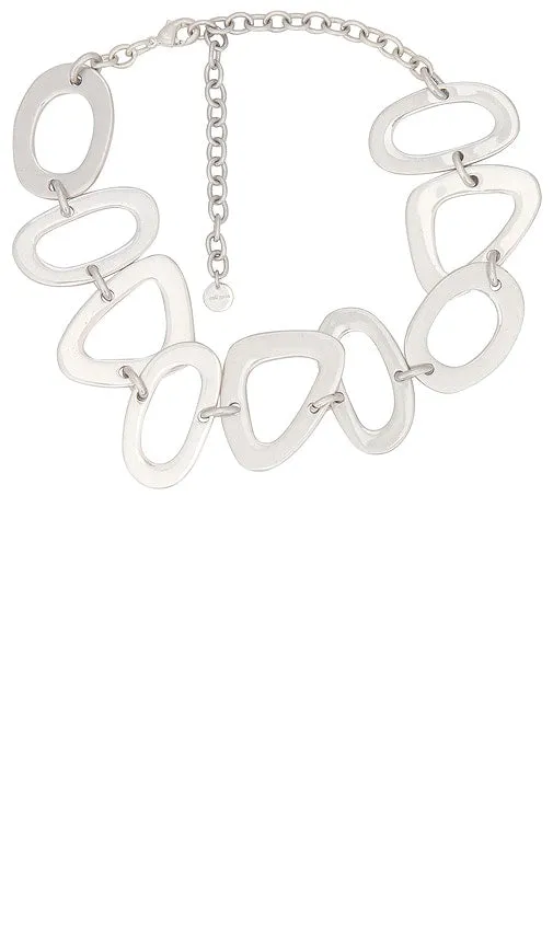 Cult Gaia Paloma Choker in Metallic Silver