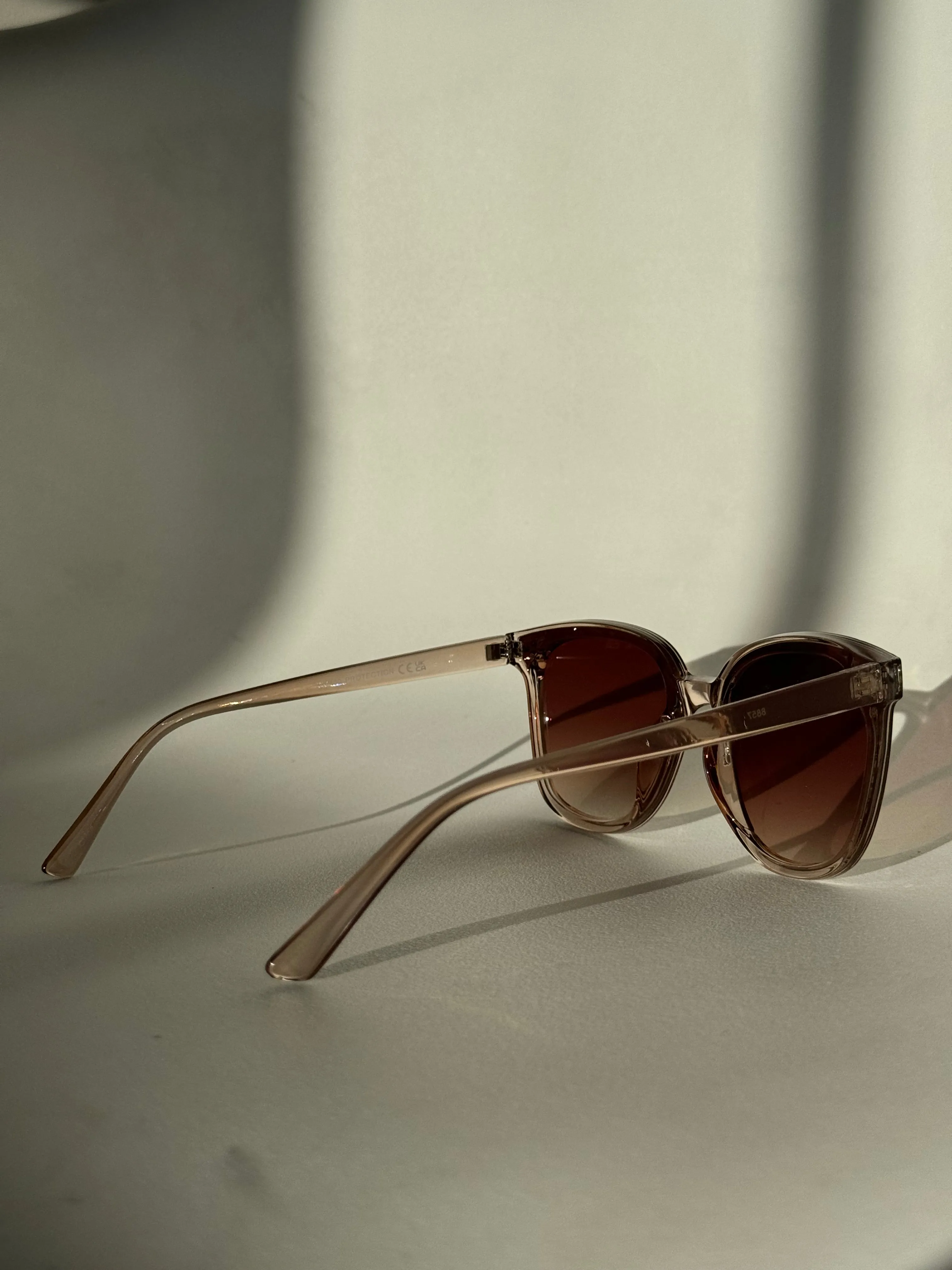 Dave Tri Stud Classic Sunglasses In Coffee