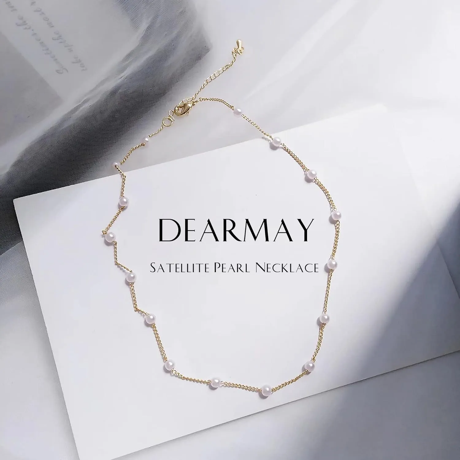 DEARMAY 14K Gold Necklaces for Women, Dainty Gold Herringbone Choker Necklace for Women Thin Layered Chunky Snake Chain Necklaces Jewelry for Teen Gifts