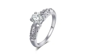 Decorative Pattern Trendy Cubic Zirconia Ring (6,7,8,9)