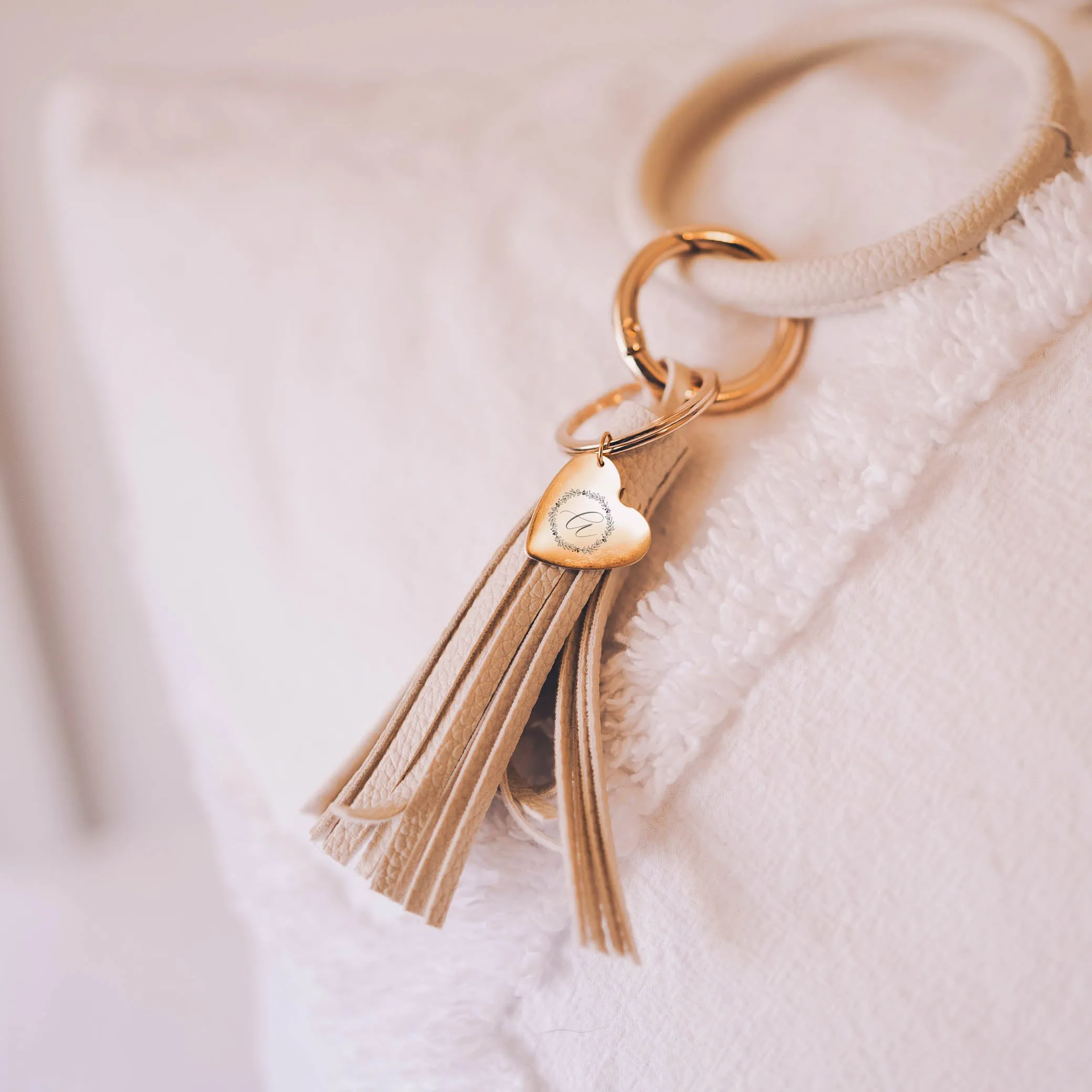 Delicate Garland Tassel Keychain