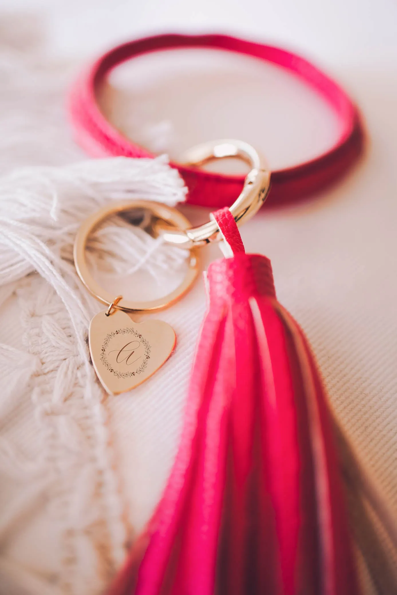 Delicate Garland Tassel Keychain