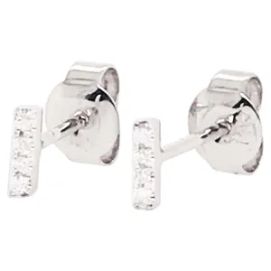 Diamond Bar Earrings